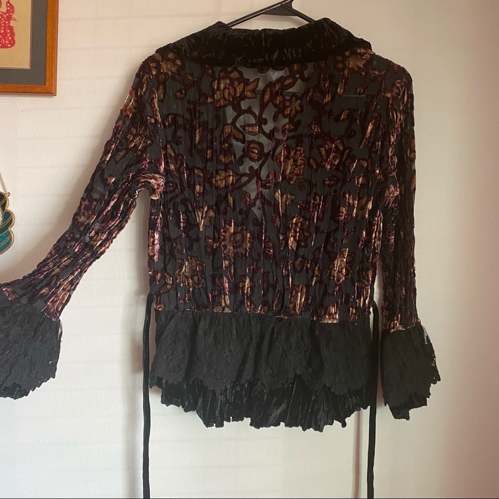 Gorgeous Alberto Makali Cropped Duster Velvet - Picture 9 of 14